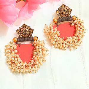 Fabric Antique Earrings