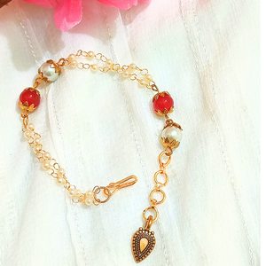Pearl Beadchain Bracelate