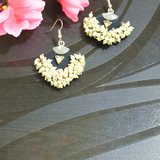 Black Fabric Earrings