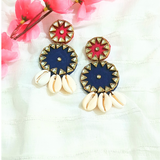 Fabric kawrishell necklace