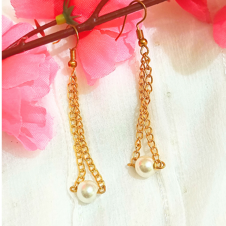 Pearl Bead chain dangle