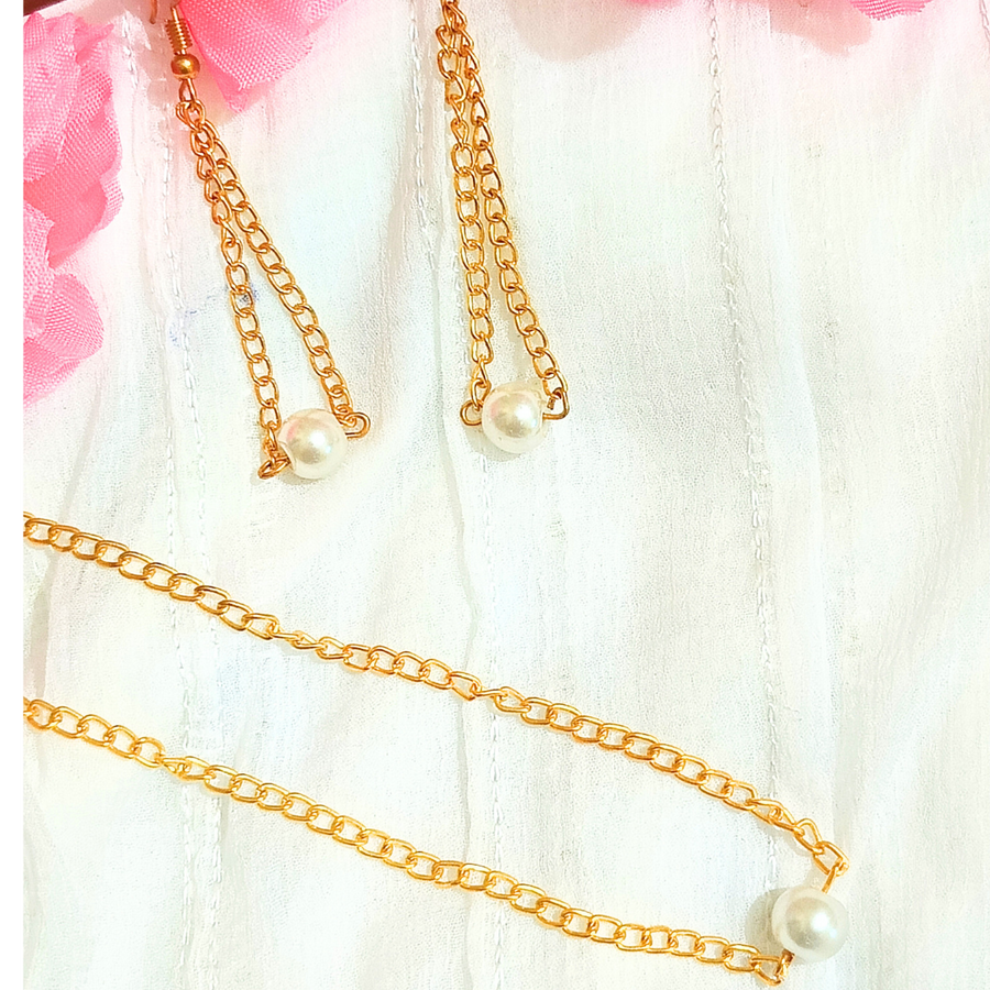 Pearl Bead chain necklace